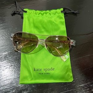 NWT Kate Spade - Women's Emmaline/S
J5GHA Gold Aviator Sunglasses